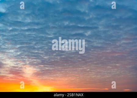Beautiful dawn sky, design element, no people Stock Photo