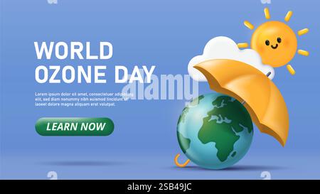 World Ozone Day Celebration. Vector illustration Stock Vector