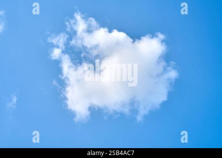 White clouds in the blue sky Stock Photo