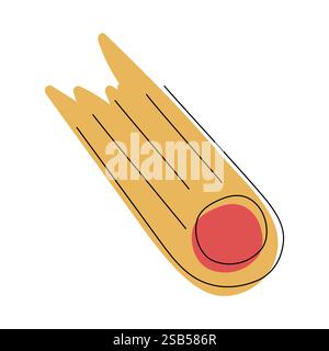 Meteor icon logo design illustration template vector. Vector illustration Stock Vector