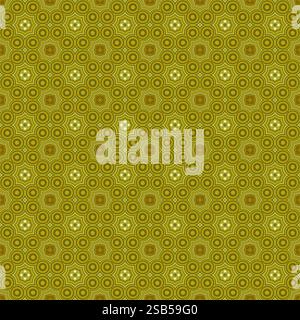 Golden Caleidoskopy Seamless background. Seamless Hi-res (8000x8000) texture of gold wall. Modern stylish abstract texture. Template for prints, texti Stock Photo