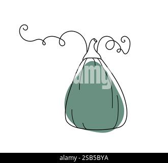 Pumpkin head set. Cute and scary Halloween pumpkin monster set. Holidays cartoon character in flat style collection. Vector illustration Stock Vector