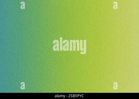 Background with smooth transition from dark green, mint and yellow colors. Texture with noise and grain creates an effect of depth and naturalness. Gr Stock Photo