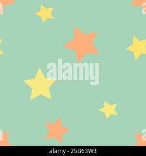 Vector image with beads, seamless pattern, beads in color. Stock Vector