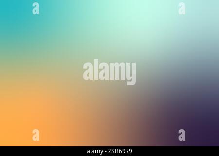 Abstract Gradient Background In Orange, Blu Stock Vector