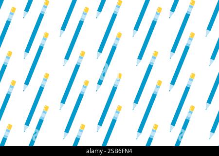Pen icon seamless pattern background. Highlighter vector illustration. Pen symbol pattern. Vector illustration Stock Vector