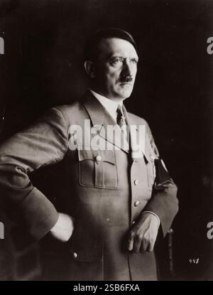 Adolf Hitler Wearing Nazi Uniform Stock Photo Alamy