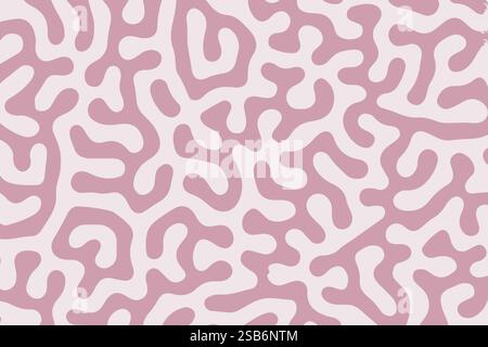 The background features a repetitive pattern of pink and white animal print, creating a visually striking and vibrant design. The colors contrast and Stock Vector