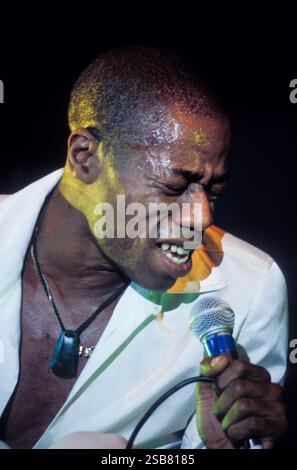 ROACHFORD, CONCERT, 1997: Andrew Roachford of the band Roachford ...