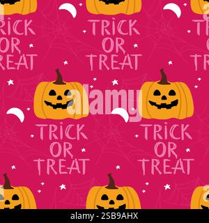 Three patern design Halloween illustration for packaging and book cover or flash card, a simple flat vector design. Vector illustration Stock Vector