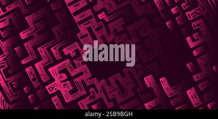 Beautiful magenta abstract background. Pink neutral backdrop for presentation design. Stock Vector