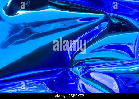 Neon blue color texture. Abstract fantasy background Stock Photo
