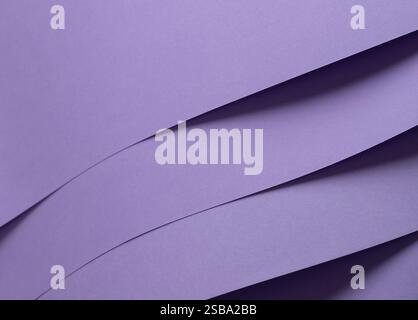 Lavender paper background with a smooth matte surface and soft pastel tones. Gentle and tranquil, it features a refined, minimalistic, and elegant des Stock Photo