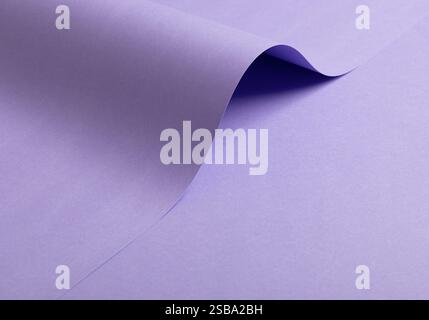 Lavender paper background with a smooth matte surface and soft violet tones. Minimalistic and elegant, it showcases a refined, tranquil, and sophistic Stock Photo