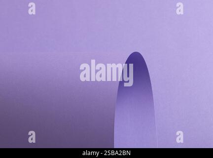 Lavender paper background with a smooth matte surface and soft pastel tones. Subtle and refined, it showcases a minimalist, elegant, and contemporary Stock Photo