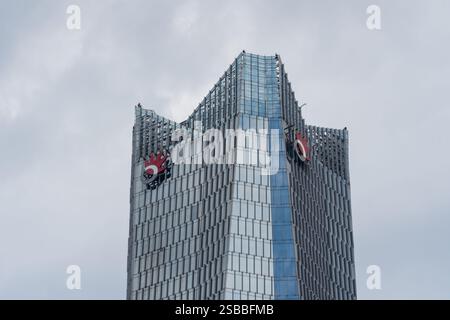 Telkom Landmark Complex or The Telkom Hub in Jakarta, Indonesia. Stock Photo