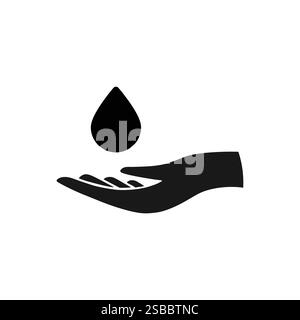 Blood Donation Icon with Editable and Pixel Perfect Stock Vector