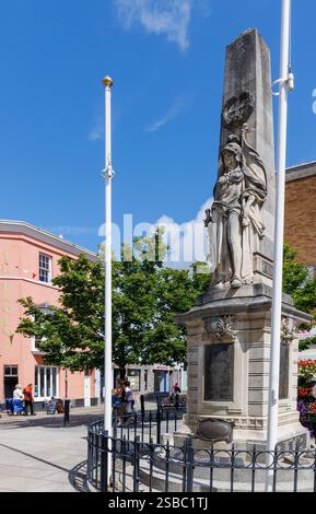 War memorial, Bridgend, Wales, UK Stock Photo
