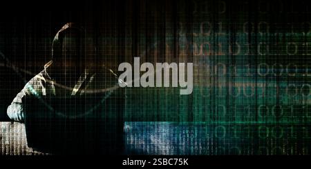 Dark Web Used for Dangerous Purposes Stock Photo