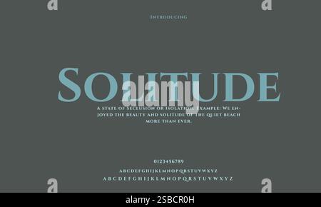 Elegant Font, Serif Typeface, Sans Serif, Modern Typography, Classic Lettering, Handwritten Font, Display Font, Script Typeface, Uppercase Letters, Stock Vector