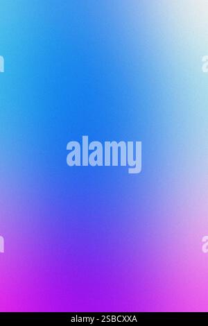 Noise gradient texture illustration. Abstract blue pink background. Sand grains effect. Stock Photo