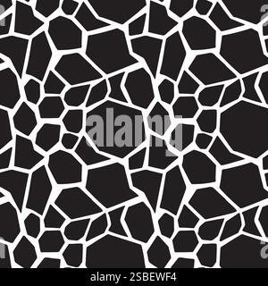 Abstract seamless pattern. Hand drawn doodle shapes print Stock Vector