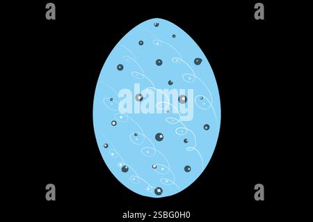 Happy Easter.Set of Easter eggs with different textures on a white background.Spring holiday. Illustration isolated. Happy easter eggs. Stock Photo
