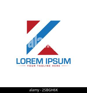 K Letter Logo Design, Unique K Logo Design Stock Vector