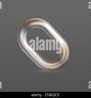 Rusty metalic chain vector illustration eps 10 Stock Vector