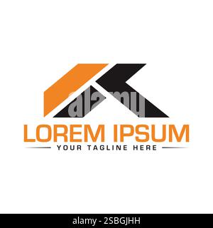 K Letter Logo Design, Unique K Logo Design Stock Vector