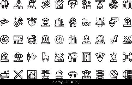 High-Quality Vector Icons Collection with Editable Stroke. Ideal for Professional and Creative Projects Stock Vector