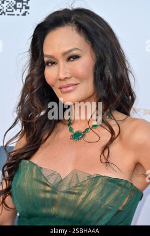 Tia Carrere at arrivals for Steven Tyler s Jam for Janie GRAMMY Awards ...