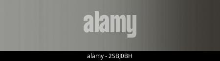 Abstract metallic background with vertical stripes. Smooth transition from light to dark shades creates an effect of depth and volume. Long banner. Stock Photo