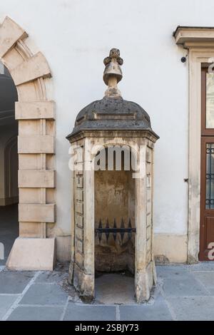 Sentry box at the Imperial Hofburg Palace, Vienna, Wien, Austria Stock Photo