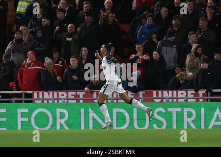 Sunderland's Wilson Isidor celebrates scoring their side's second goal