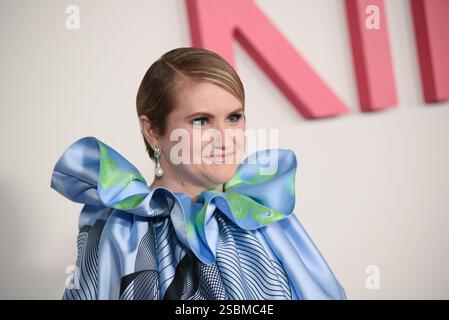 New York, USA. 03rd Feb, 2025. Jillian Bell attends 'Kinda Pregnant' premiere at the Plaza Hotel in New York, NY, February 3, 2025. (Photo by Efren Landaos/Sipa USA) Credit: Sipa USA/Alamy Live News Stock Photo