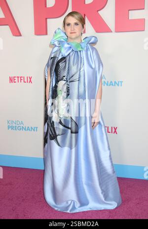 New York, NY, USA. 03rd Feb, 2025. Jillian Bell at the New York Premiere of Netflix's Kinda Pregnant in New York City at at Paris Theater on February 03, 2025. Credit: Rw/Media Punch/Alamy Live News Stock Photo