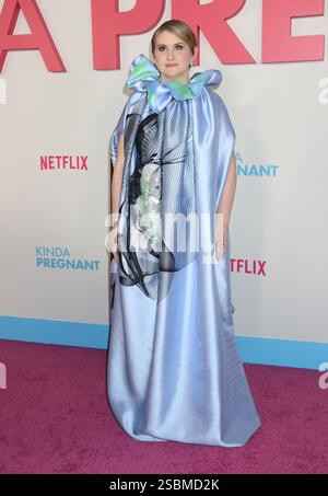 New York, NY, USA. 03rd Feb, 2025. Jillian Bell at the New York Premiere of Netflix's Kinda Pregnant in New York City at at Paris Theater on February 03, 2025. Credit: Rw/Media Punch/Alamy Live News Stock Photo