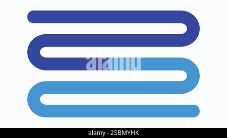 Path Infographic - flow Graphic Chart Stock Vector