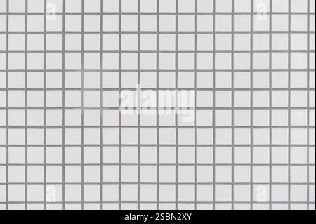Ceramic brick wall and floor tiles mosaic background in bathroom and kitchen clean Stock Photo