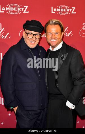 Thomas Rath mit Mann Sandro Rath zu Gast auf dem roten Teppich bei der ...