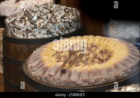 Colorful bright candies as snack Stock Photo