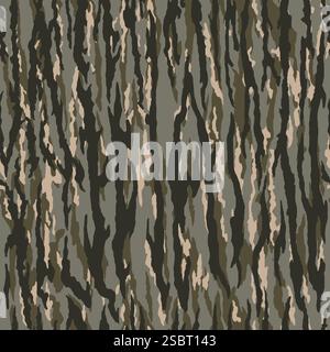vector mossy oak camouflage pattern Stock Vector