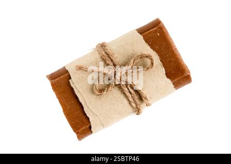 Natural laundry soap on a transparent background for insertion Stock Photo