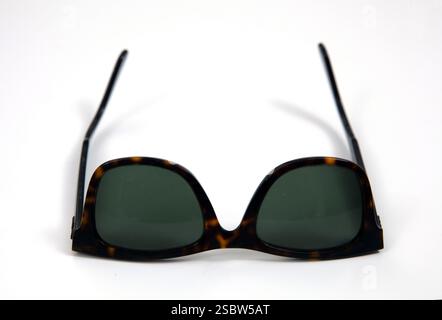 AR glasses isolated on white, Smart eyeglasses. Augmented reality marketing technology, Stock Photo