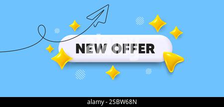 New offer. Special price sign. Search bar template. Vector Stock Vector
