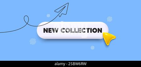 New collection. New fashion arrival sign. Search bar template. Vector Stock Vector