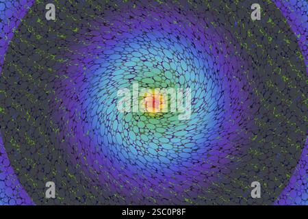 Abstract colorful geometric circle pattern. Geometric modern background. Business and corporate background. design for your prints, postcards, leaflet Stock Photo