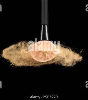 Powder explosion illustration with texture and color Stock Photo - Alamy