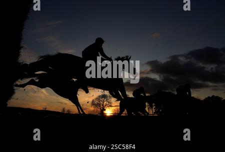 Pointer Chasing Runners and riders during the Pointing Pointers Chase Meredith Memorial ...